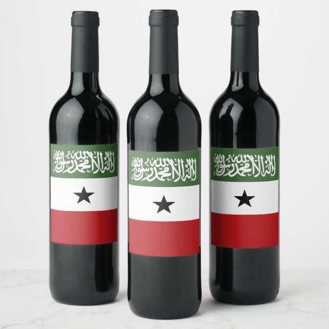 Rótulo De Garrafa De Cerveja bandeira da Somalilândia (Garrafas)