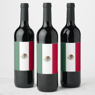 Rótulo De Garrafa De Cerveja Bandeira do México