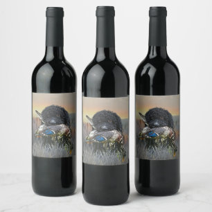 Rótulo De Garrafa De Cerveja Barbet, Cão de Água Francês