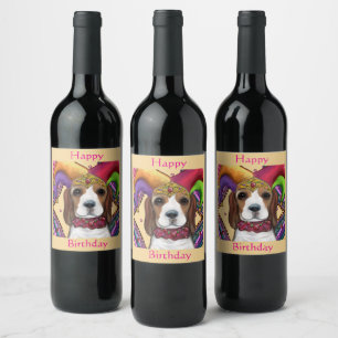 RÓTULO DE GARRAFA DE CERVEJA BEAGLE