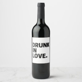 Rótulo De Garrafa De Cerveja Bêbado de Amor