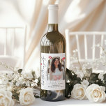 Rótulo De Garrafa De Cerveja Beija a Miss Adeus Foto de Bachelorette<br><div class="desc">Beije a Miss Adeus Foto Chic Bachelorette Wine Label disponível.</div>