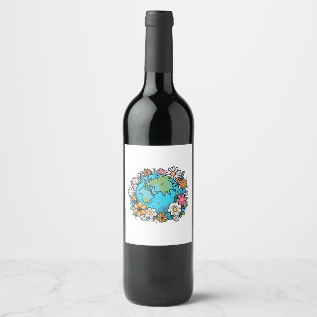 Rótulo De Garrafa De Cerveja Beleza da Terra (Frente)