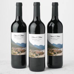 Rótulo De Garrafa De Cerveja Bellagio Wedding Favor Itália Personalizado