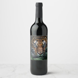 Rótulo De Garrafa De Cerveja Bengal Tiger