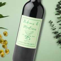 Bikinis Wavy Desenhado à Mão & Martinis Bacheloret