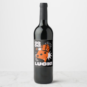 Rótulo De Garrafa De Cerveja Boa sorte