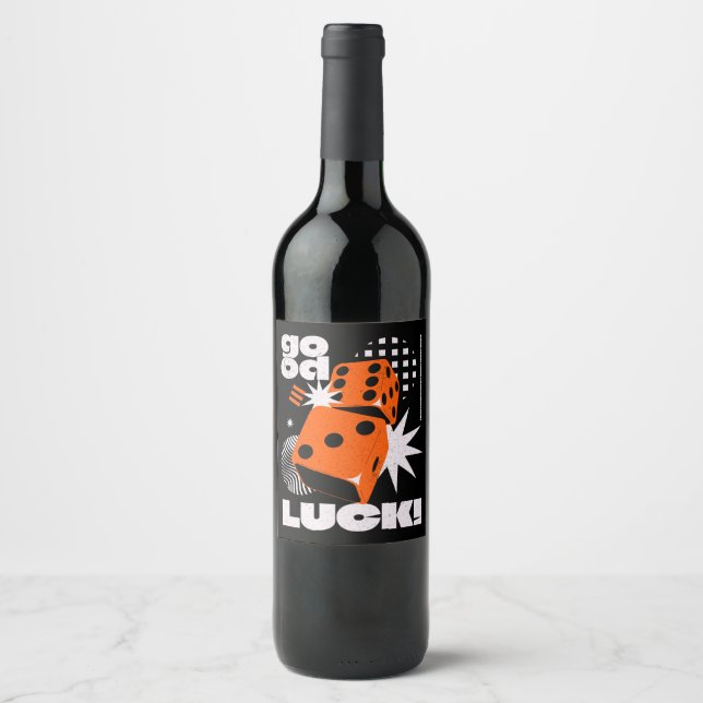 Rótulo De Garrafa De Cerveja Boa sorte (Frente)