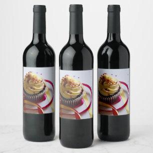 Rótulo De Garrafa De Cerveja Bolo de aniversário personalizado