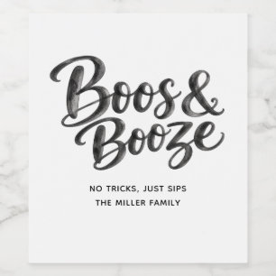 Rótulo De Garrafa De Cerveja Boos & Bebidas Engraçadas   Drinks para Festa de H