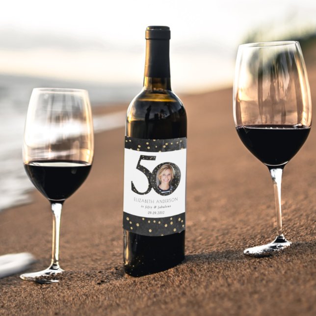 Rótulo De Garrafa De Cerveja Brilho preto 50 e fotos fabulosas (Criador carregado)