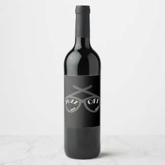 Rótulo De Garrafa De Cerveja Buzz Off - Camisa-T feminina dos anos 40