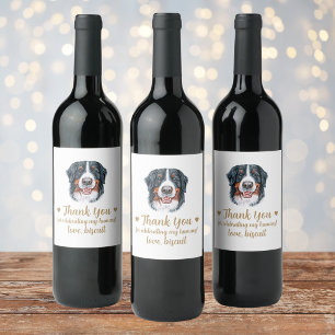 Rótulo De Garrafa De Cerveja Cachorro De Montanha Bernese Eu Faço Muito Rótulo