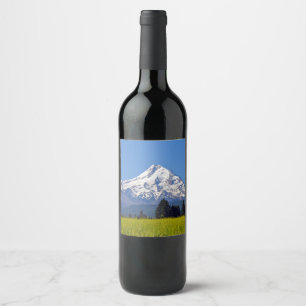 Rótulo De Garrafa De Cerveja Café Cênico Mt Hood