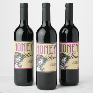 Rótulo De Garrafa De Cerveja Camada de Vinho de Honra