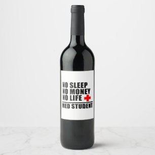 Rótulo De Garrafa De Cerveja Camiseta Engraçada de Faculdade de MedicinaConfie