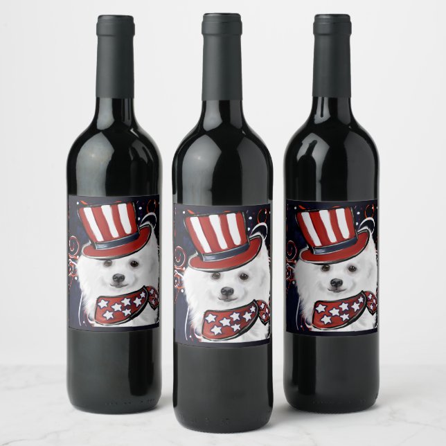 Rótulo De Garrafa De Cerveja Cão Esquimó Americano (Garrafas)