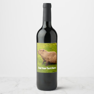 Rótulo De Garrafa De Cerveja Capivara