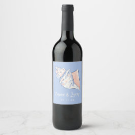 Rótulo De Garrafa De Cerveja caranguejo