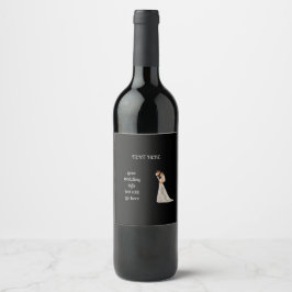 Rótulo De Garrafa De Cerveja Cartão de data de salvamento plano