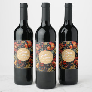 Rótulo De Garrafa De Cerveja Casa Nuova Nova Pintura Doméstica Rosemaling 6 de