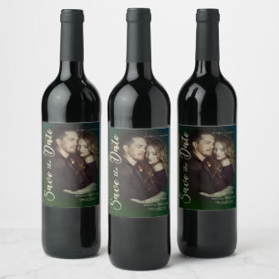 Rótulo De Garrafa De Cerveja Casal de Fotografias Não Tradicional