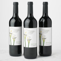 Casamento com Lírios-de-Calla Brancos Elegantes