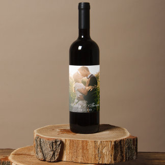 Rótulo De Garrafa De Cerveja Casamento de Fotografias Personalizado