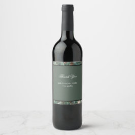 Rótulo De Garrafa De Cerveja Casamento de Verduras de Natal