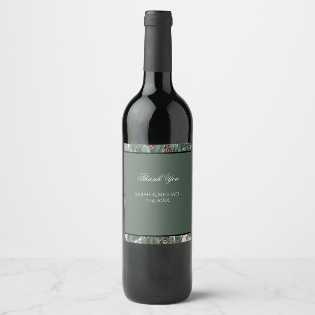 Rótulo De Garrafa De Cerveja Casamento de Verduras de Natal (Frente)