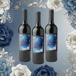 Rótulo De Garrafa De Cerveja casamento de vibe na costa azul