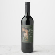 Casamento verde oliva elegante personalizável