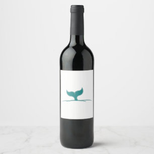 Rótulo De Garrafa De Cerveja Cauda de Baleia