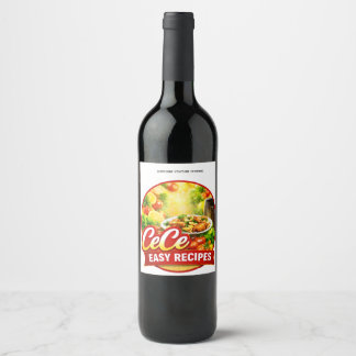 Rótulo De Garrafa De Cerveja Cece Easy Recipes Product Labels