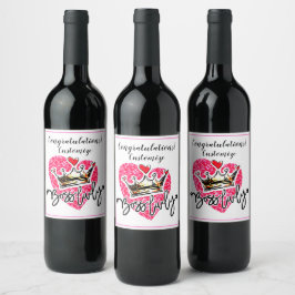 Rótulo De Garrafa De Cerveja Celebração Personalizada para a Chefe