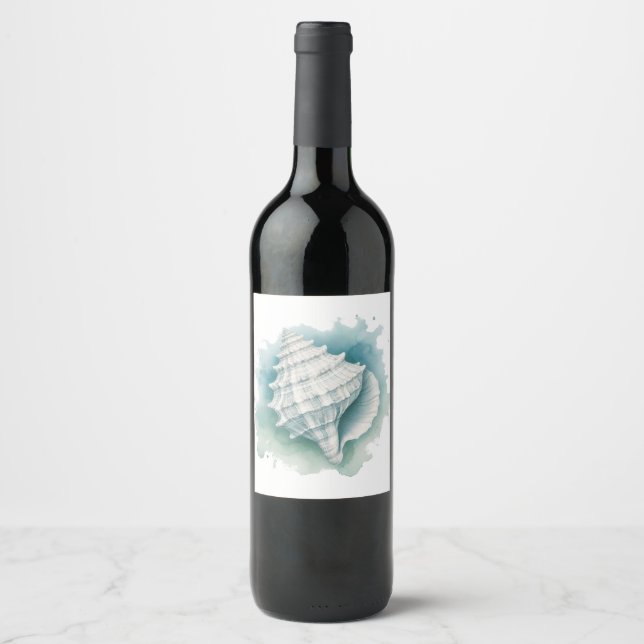 Rótulo De Garrafa De Cerveja Célula costeira/Náutica (Frente)