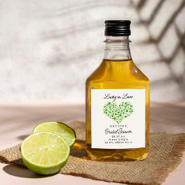 Rótulo De Garrafa De Cerveja Chá de Noiva do Dia de São Patrício Sortudo