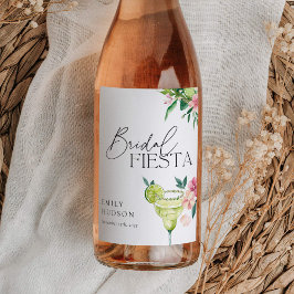 Rótulo De Garrafa De Cerveja Chá de Noiva Margarita Mexican Fiesta