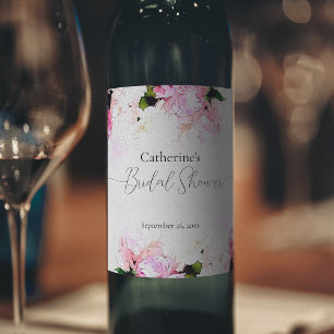 Rótulo De Garrafa De Cerveja Chá de panela das Flores Brancas de Pênia Branca c