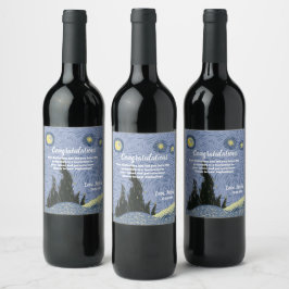 Rótulo De Garrafa De Cerveja Cheers to New Heights: Custom Wine Labels for Cele