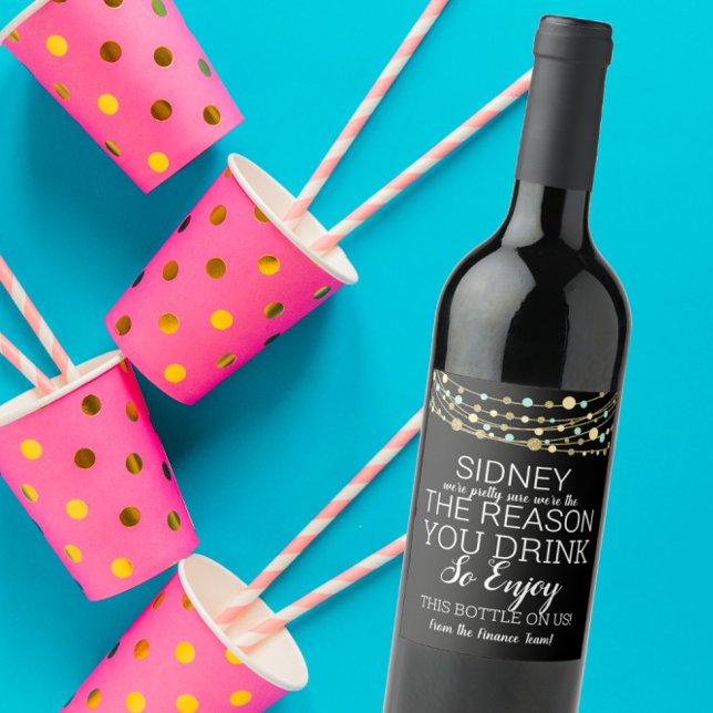 Rótulo De Garrafa De Cerveja Chefe Razões de Apreciação VOCÊ BEBE (Criador carregado)