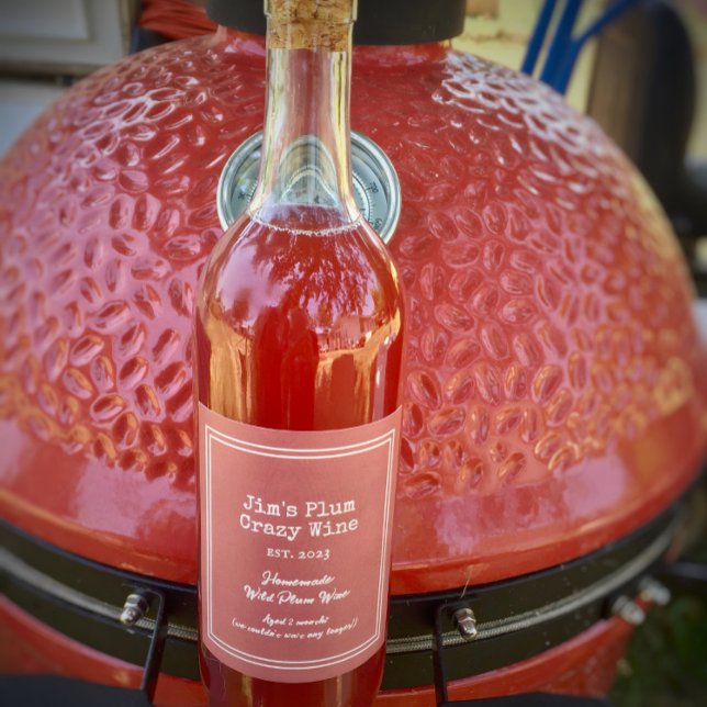 Rótulo De Garrafa De Cerveja Chiclete Selvagem Engraçado Personalizado (Fun personalized wine labels for your homemade wine. )