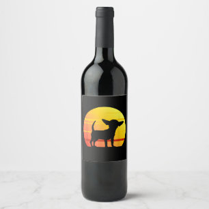 Rótulo De Garrafa De Cerveja Chihuahua