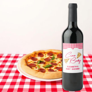 Rótulo De Garrafa De Cerveja Ciao Baby Italian Baby Shower