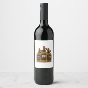 Rótulo De Garrafa De Cerveja Cidra de feijão