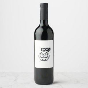 Rótulo De Garrafa De Cerveja Citação Divertida de Desaprovação Boo