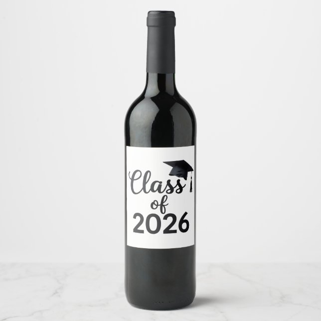 Rótulo De Garrafa De Cerveja Classe De 2026 (Frente)