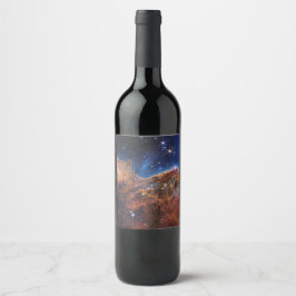Rótulo De Garrafa De Cerveja Clipes Cósmicos Carina Nebula Space Telescope