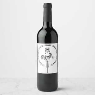 Rótulo De Garrafa De Cerveja Cobra numa bicicleta