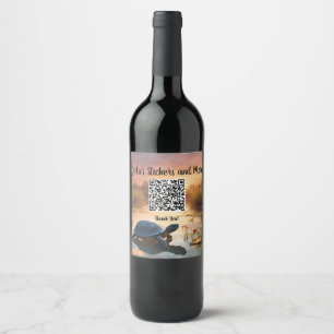 Rótulo De Garrafa De Cerveja Código QR de Negócio